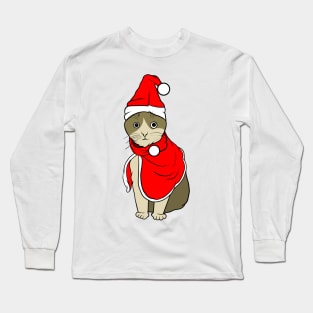 Santa Cat Long Sleeve T-Shirt